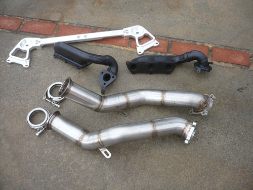034Motorsport 3 downpipes
